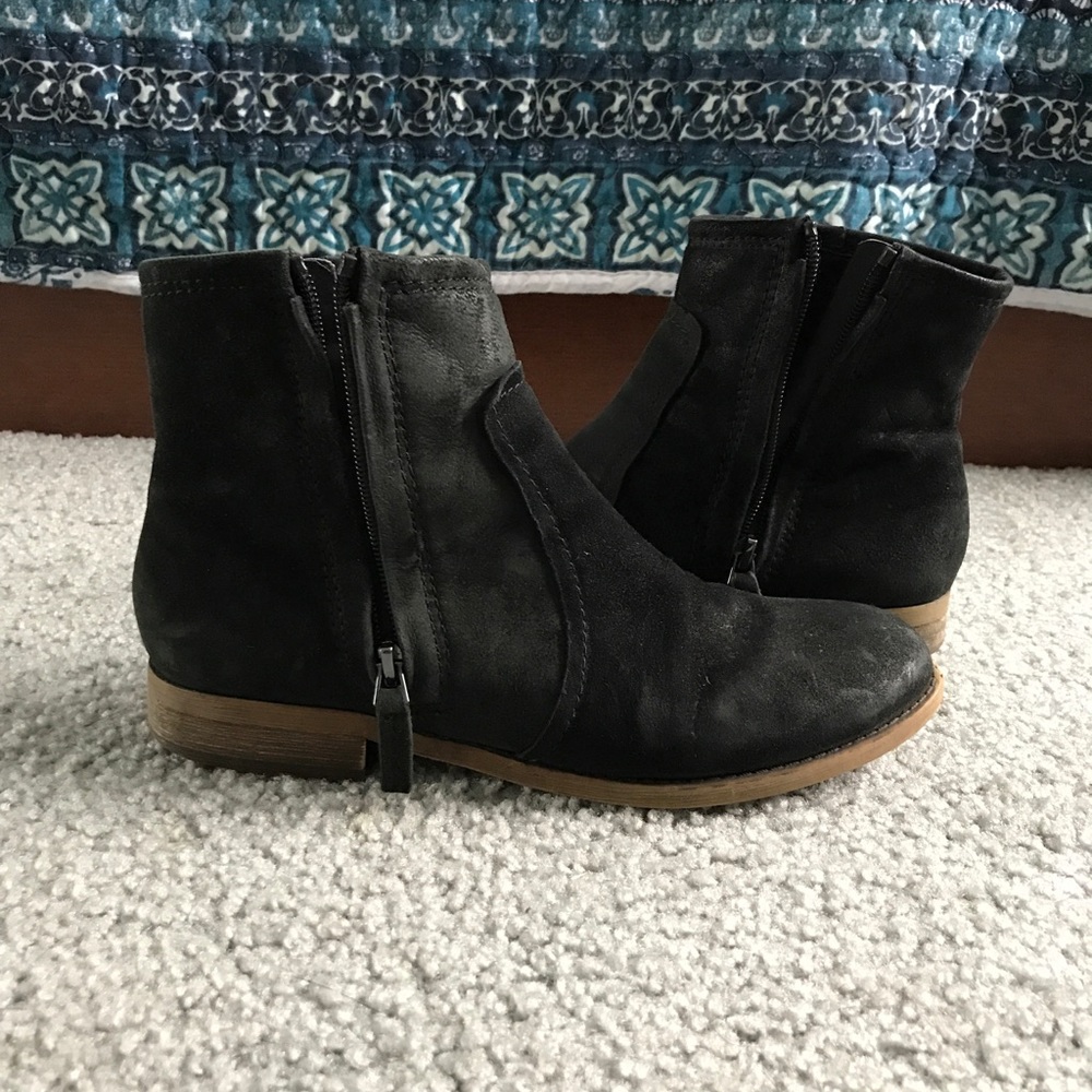 Franco sarto suede booties
